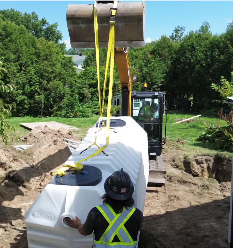 excavator & new septic installation Ottawa