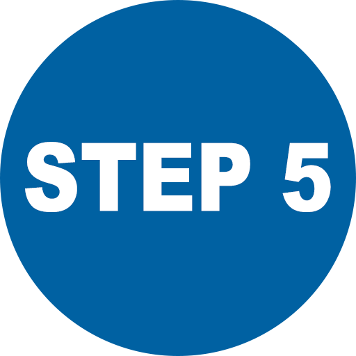 Step 5: Confirmation of Service